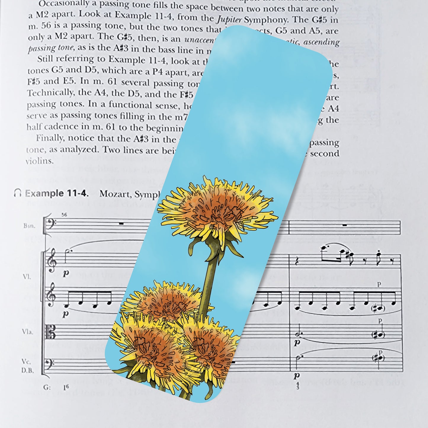 Dandelion Laminated Bookmark