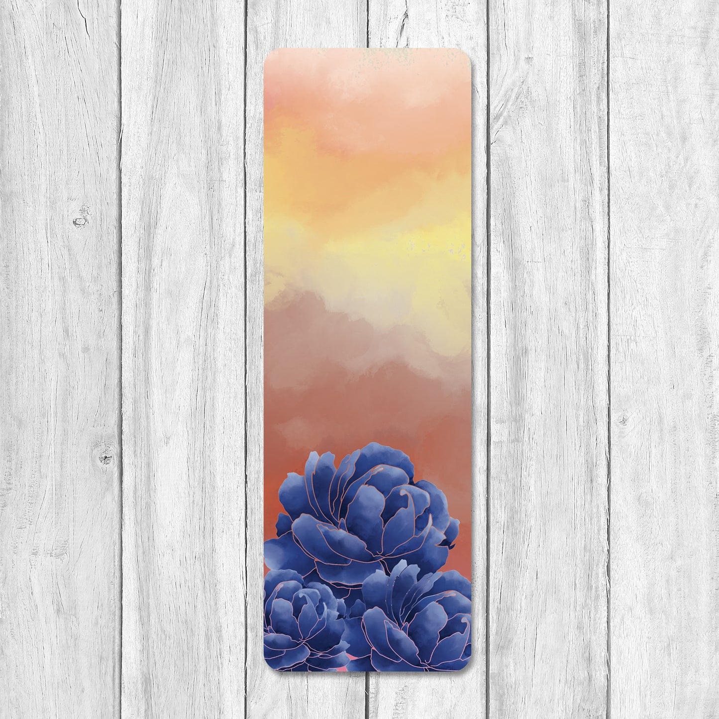 Lotus Watercolor Bookmark