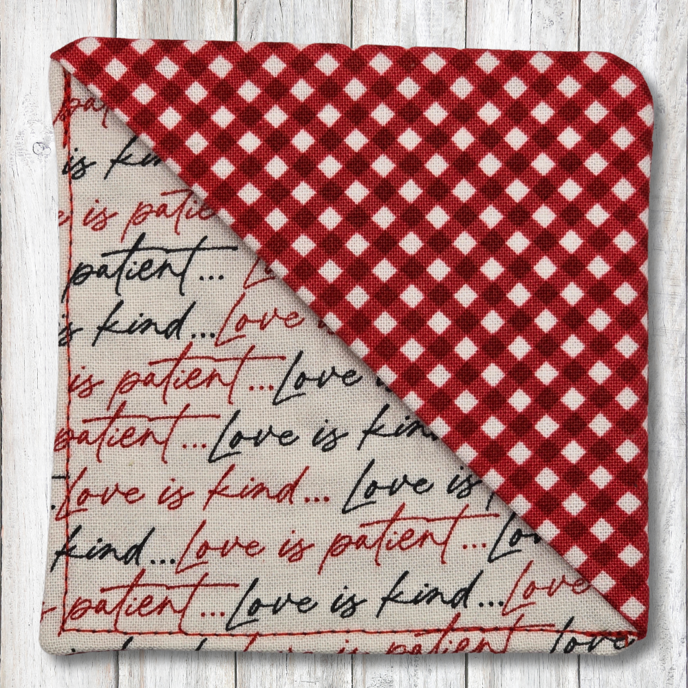Love is patient corner bookmark - Moon Cabin Creations