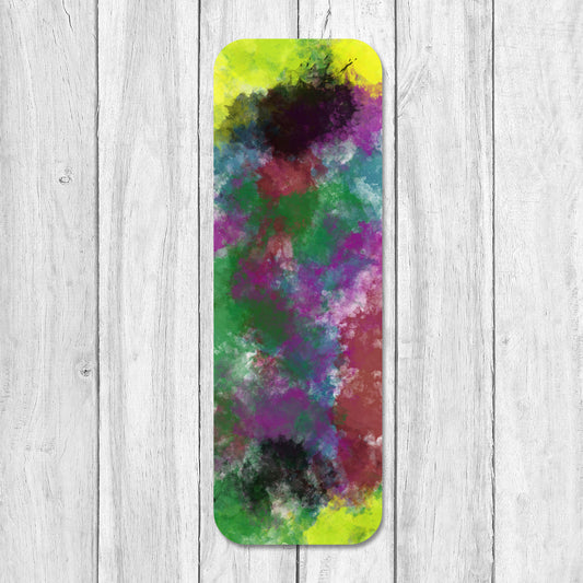 Dark grunge laminated bookmark