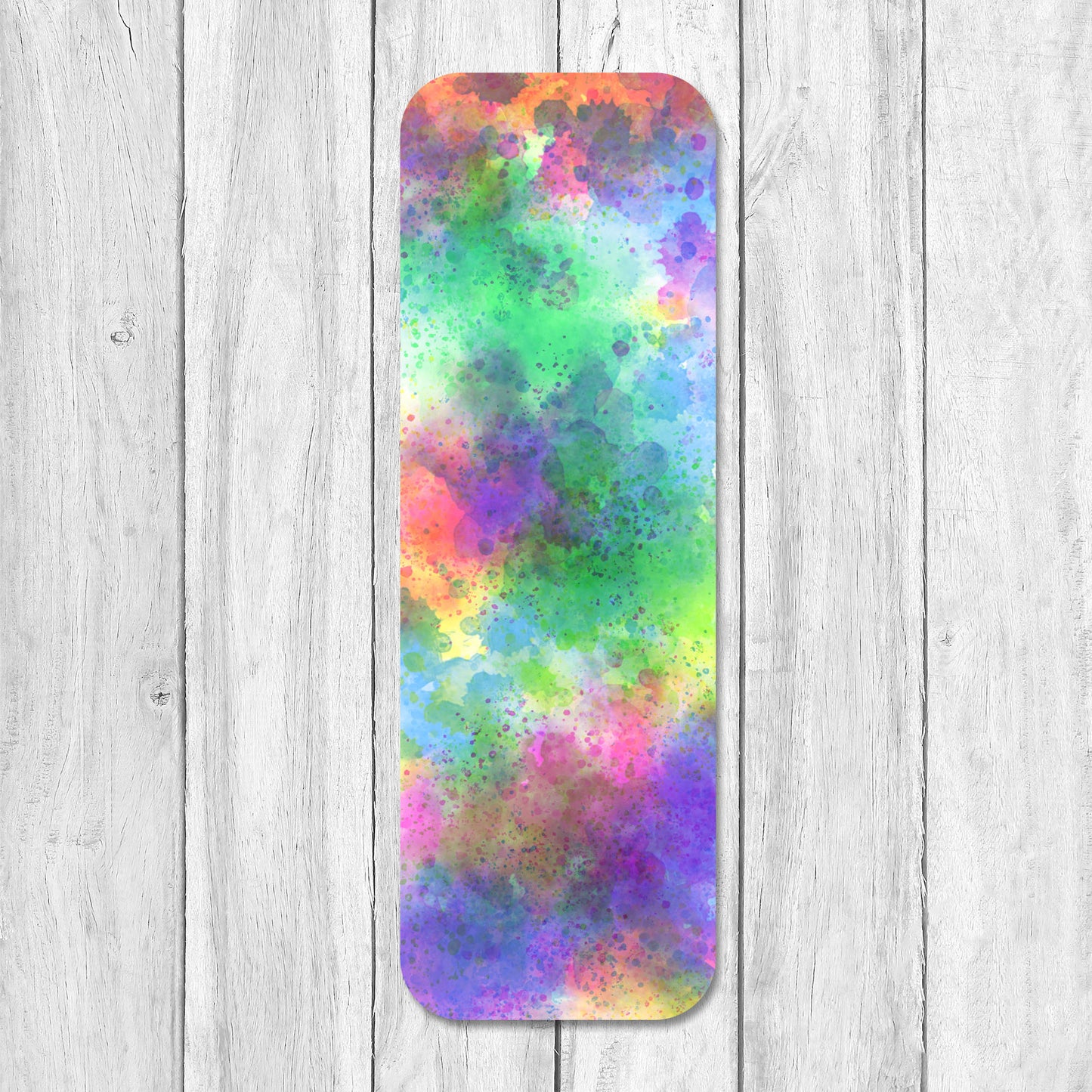 Medium grunge laminated bookmark